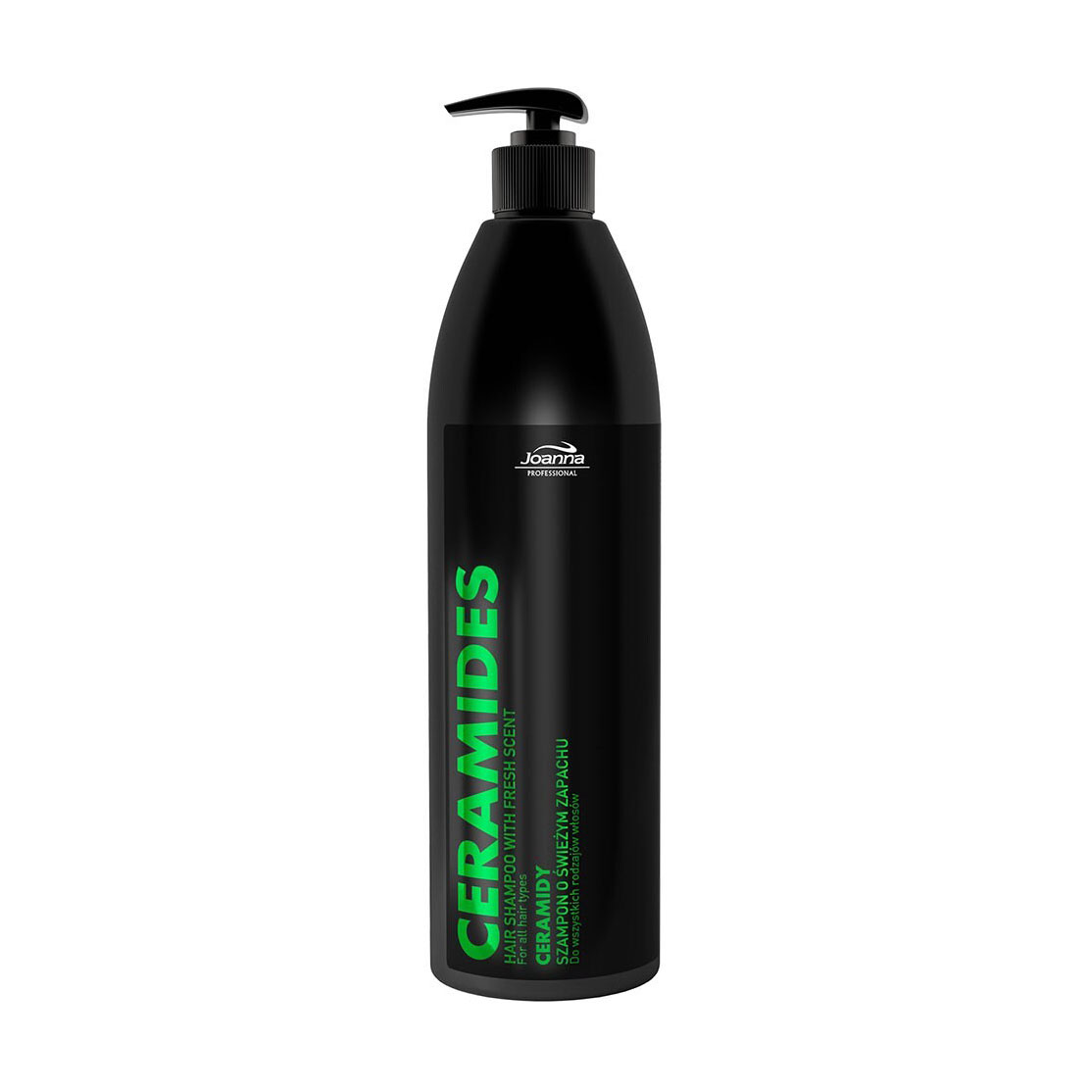 Шампунь Joanna Professional Ceramides Shampoo для всіх типів волосся, з керамідами та ароматом свіжості, 1 л