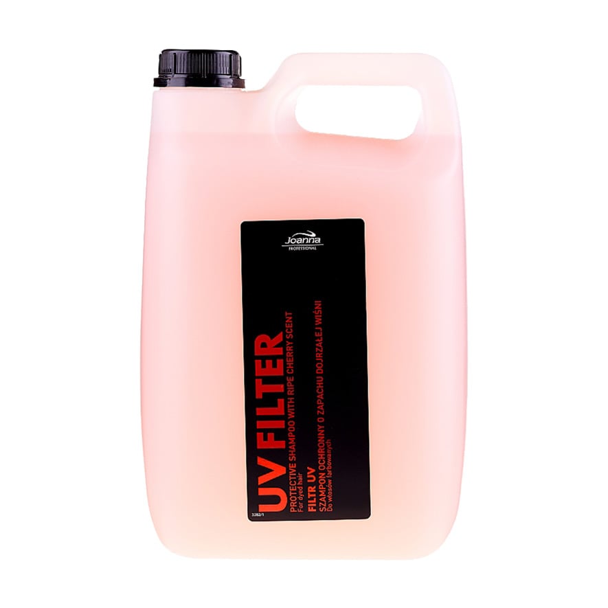 Шампунь Joanna Professional UV Filter Protective Hair Shampoo з ароматом вишні, для фарбованого волосся, 5 л